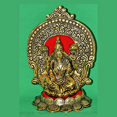 Laxmi Devi Brass Statue