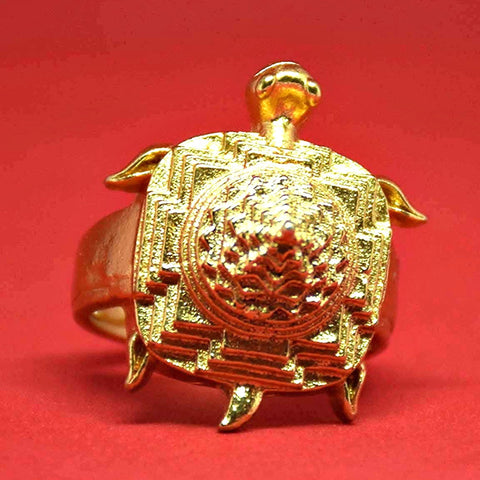 Tortoises Shree Yantra Ring