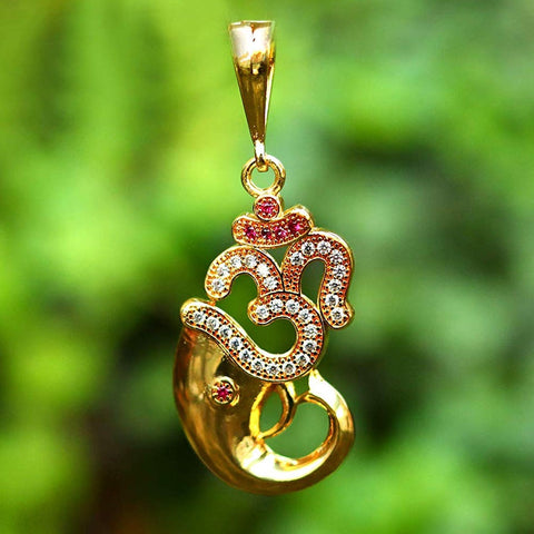 Om Ganesha Pendant