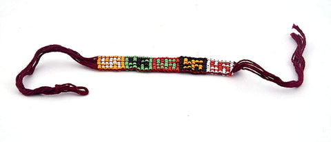 Bracelet Swastik Band Fashion Beaded Red Bracelet